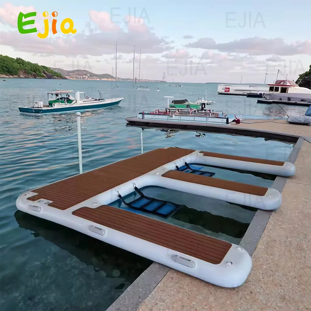 Ejia EVA Non Slip Inflatable Dock Platform Water Fun