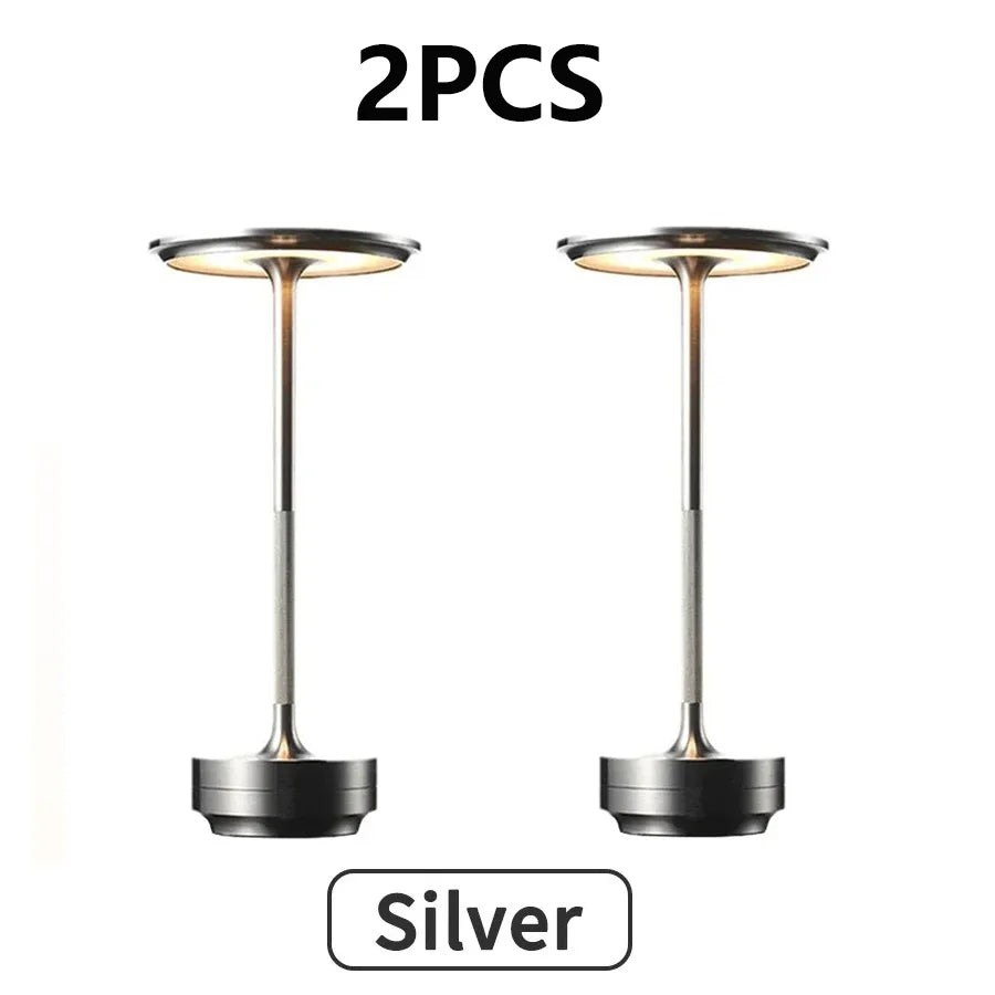 Hph Metal Touch Dimming Rechargeable Led Desktop Lamp