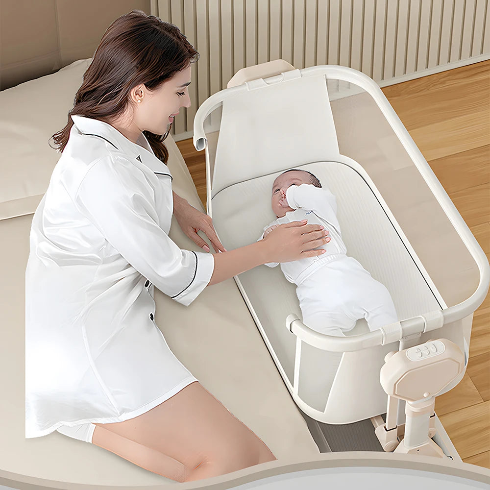 Devine In Out Rocking Baby Bassinet Co Sleeper Unisex Crib