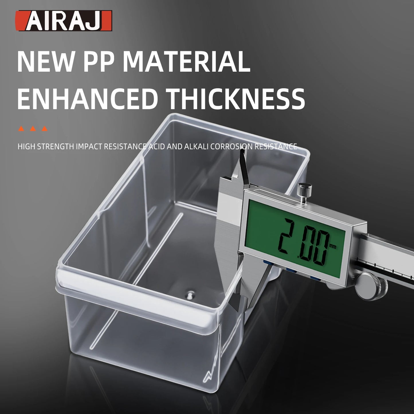 AIRAJ Multi-Grid Drawer Parts Box Wall-Mounted Screw Storage Solution