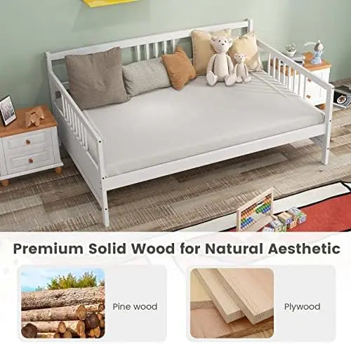 Wooden Daybed Sofa Bed No Box Spring Needed
