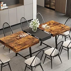 DAFIFY Extendable Dining Table With Silent Glide Extension