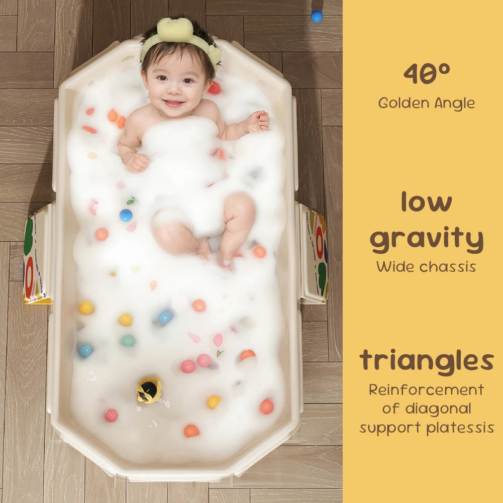 Devine In And Out Portable Foldable Baby Bath Tub For Travel