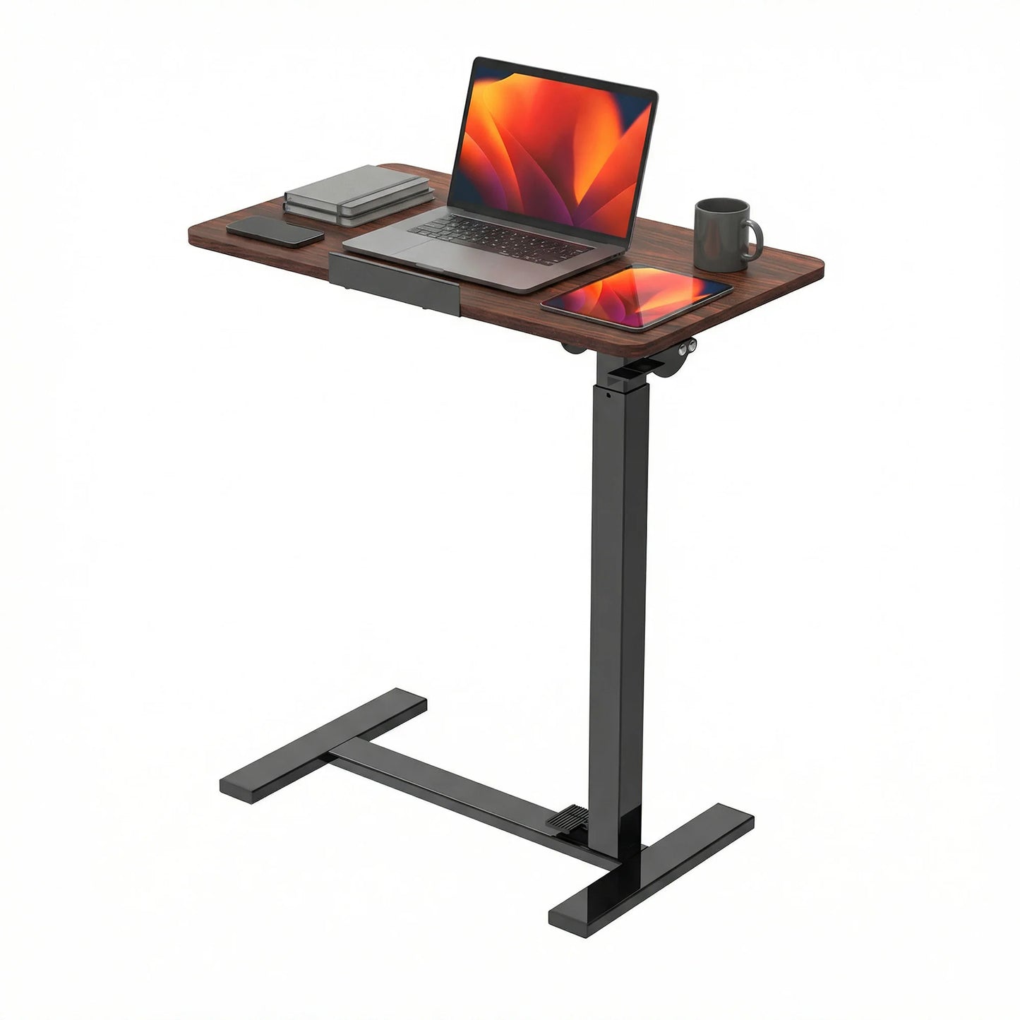 JHK Double Sided Flip Standing Desk With Pneumatic Lift