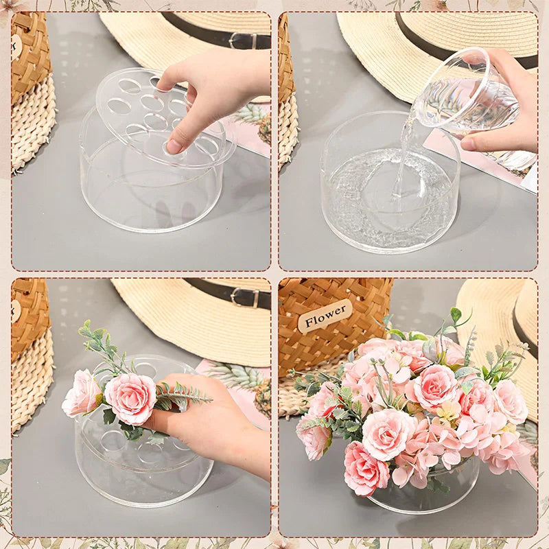 Function Acrylic Vase Decorative Centerpiece for Weddings
