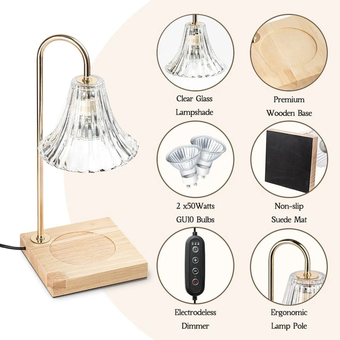 Warm Candle Lights with Timers by Home Fragrance