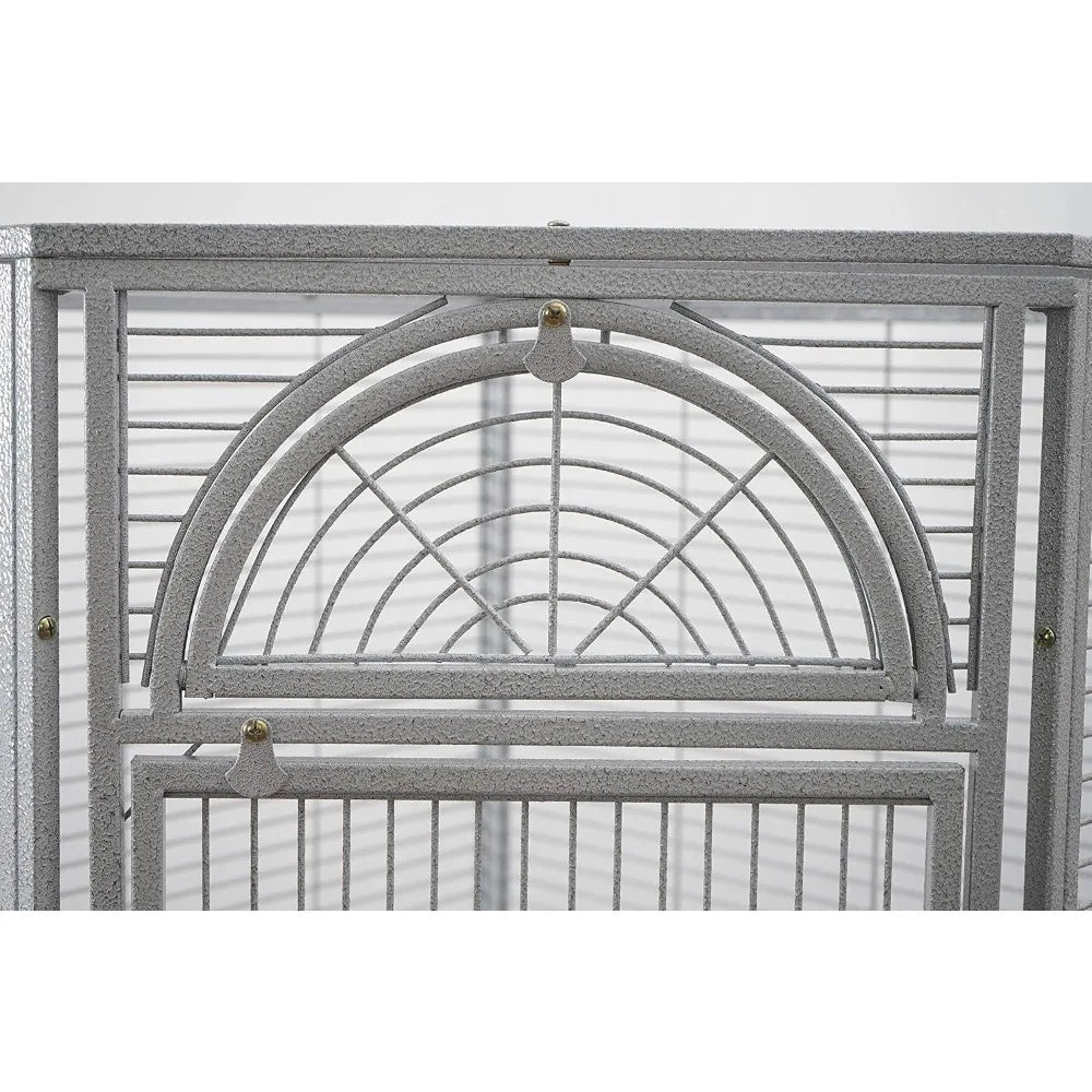 Gap Corner Bird Cage Metal For Cockatiel Parakeet Indoor