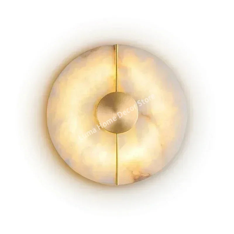 LUMA Modern Luxury Marble Wall Light Sconce