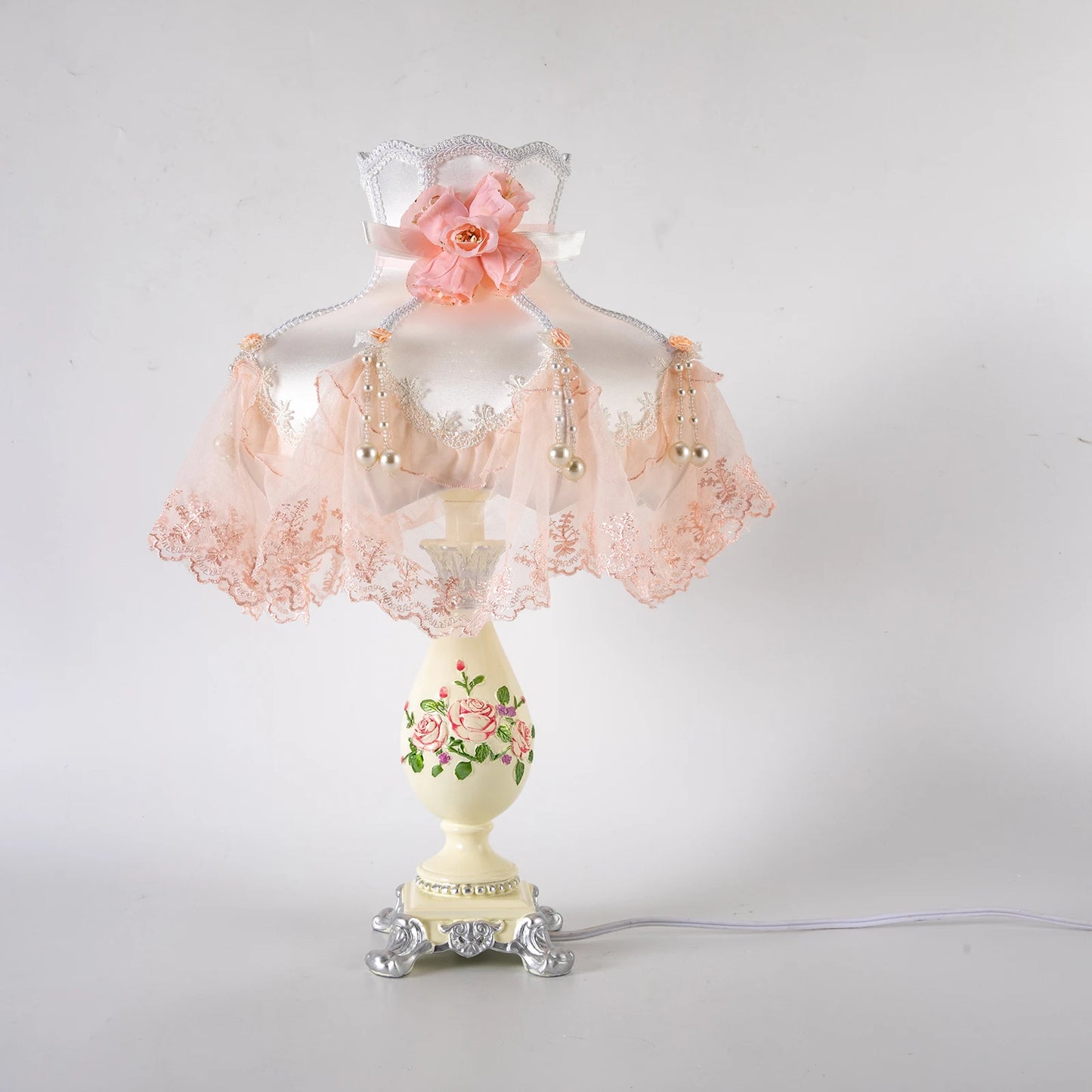Princess Style LED Table Lamp Bedroom Romantic Home Decor