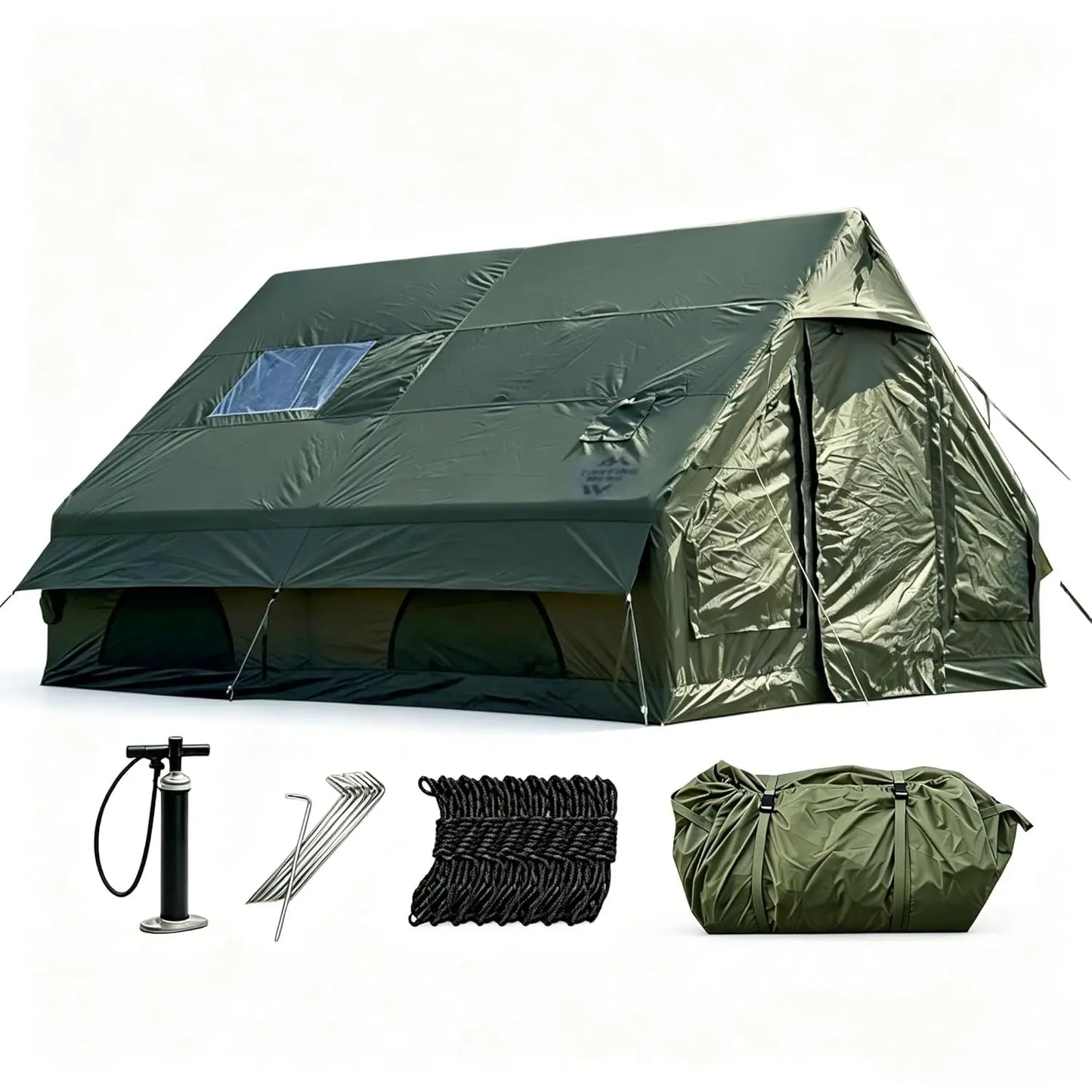 Inflatable Tent With Panoramic Skylight For Family Camping