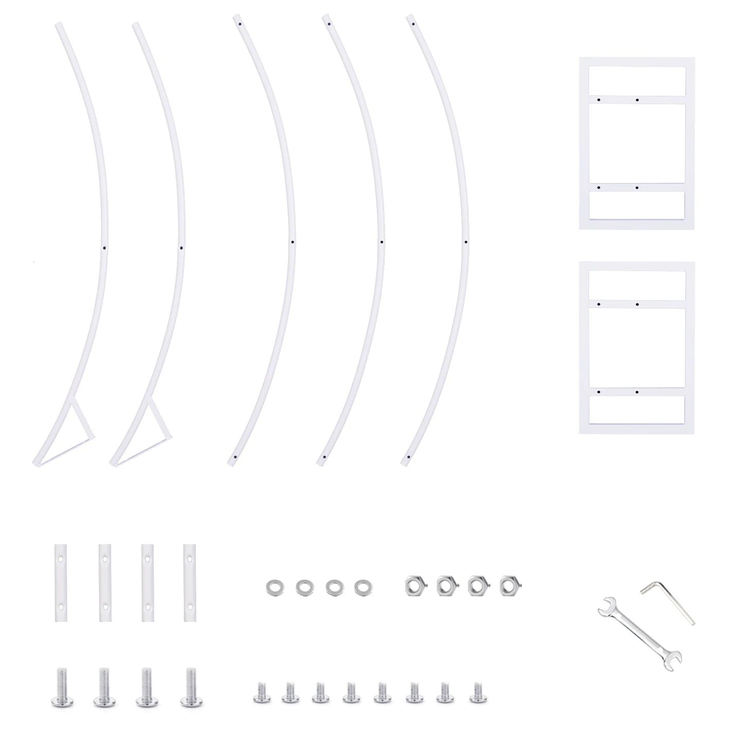 Nonecn Round Arch Backdrop Stand Metal Wedding Frame