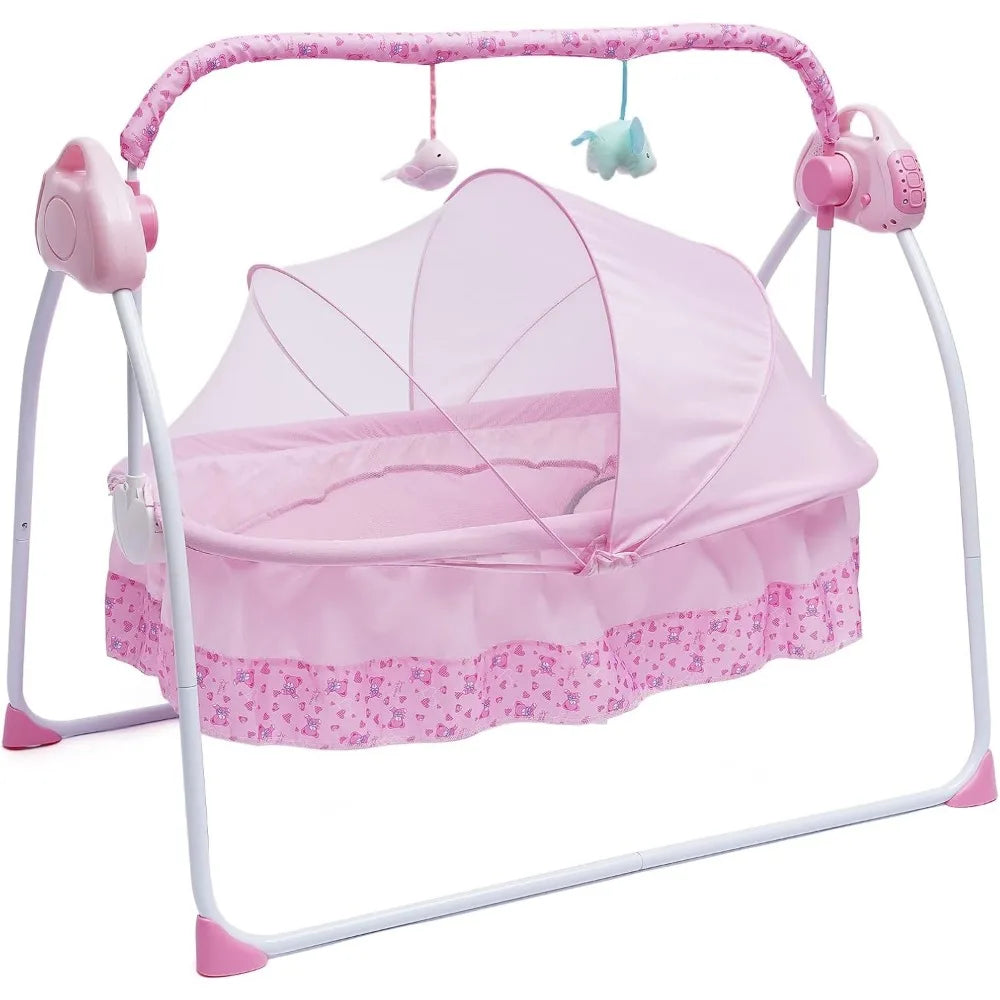 Devine In Out Electric Baby Crib Auto Rocking Bassinet