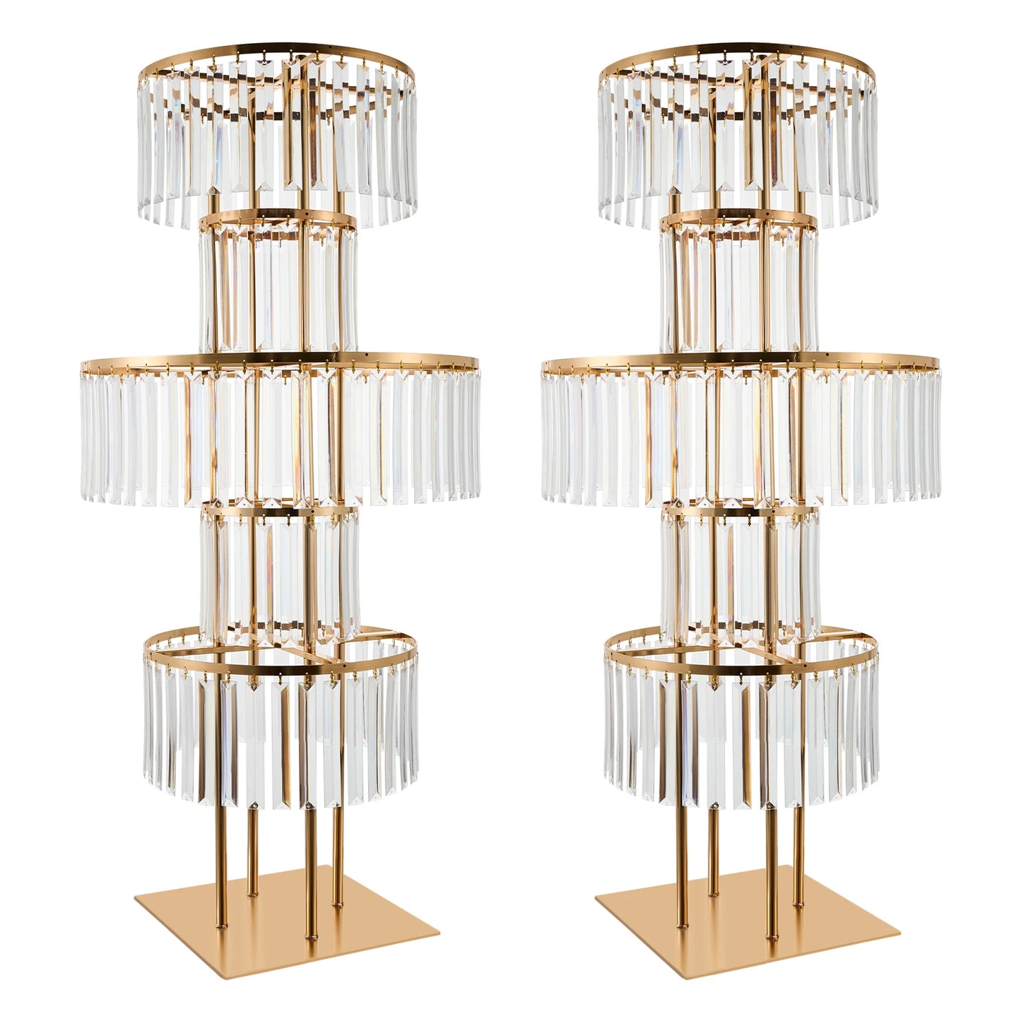 Sichuan Crystal Flower Stand Five-Tier Centerpieces