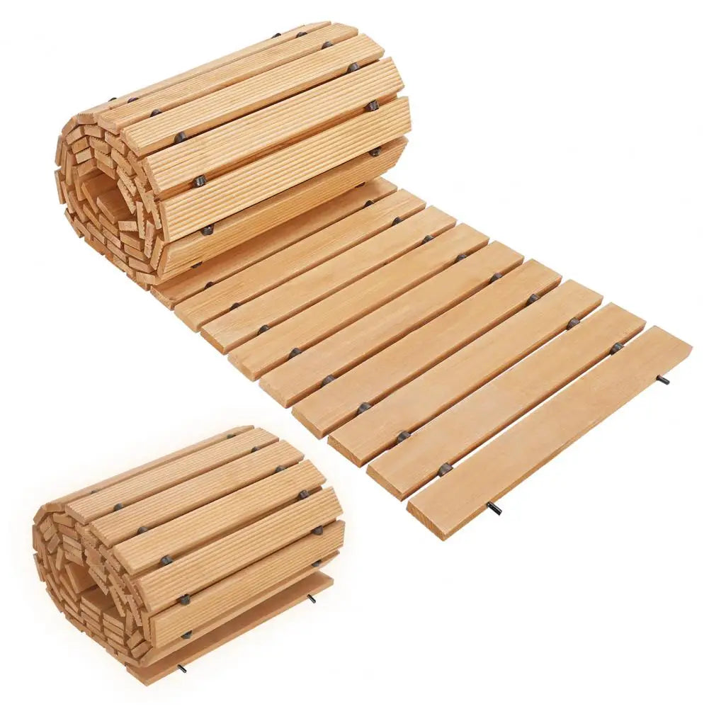 Wooden Garden Pathway Roll Out Walkway For Lawn Patio Backyard