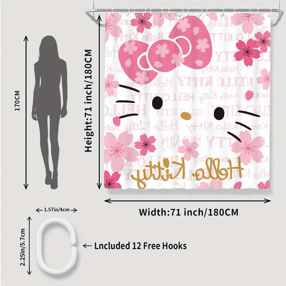 MINISOC Hello Kitty Bathroom Four Piece Kit Set Essentials