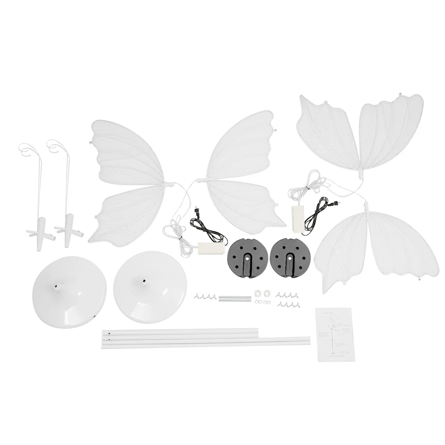 Butterfly Wedding Aisle Lights 2 Pack Romantic Indoor Decoration