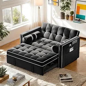 DAFIFY 3 In 1 Convertible Sleeper Sofa Bed With USB Ports