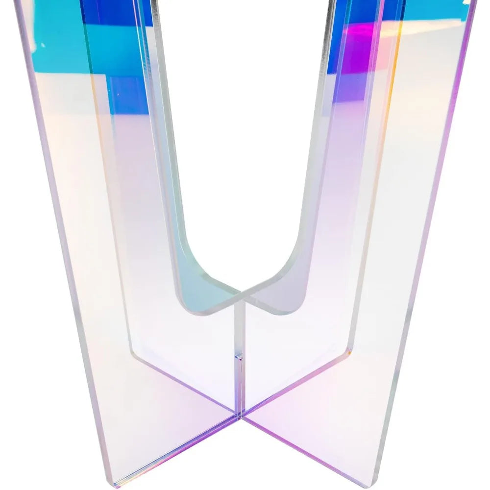 Modern Acrylic End Table For Living Room And Lounge