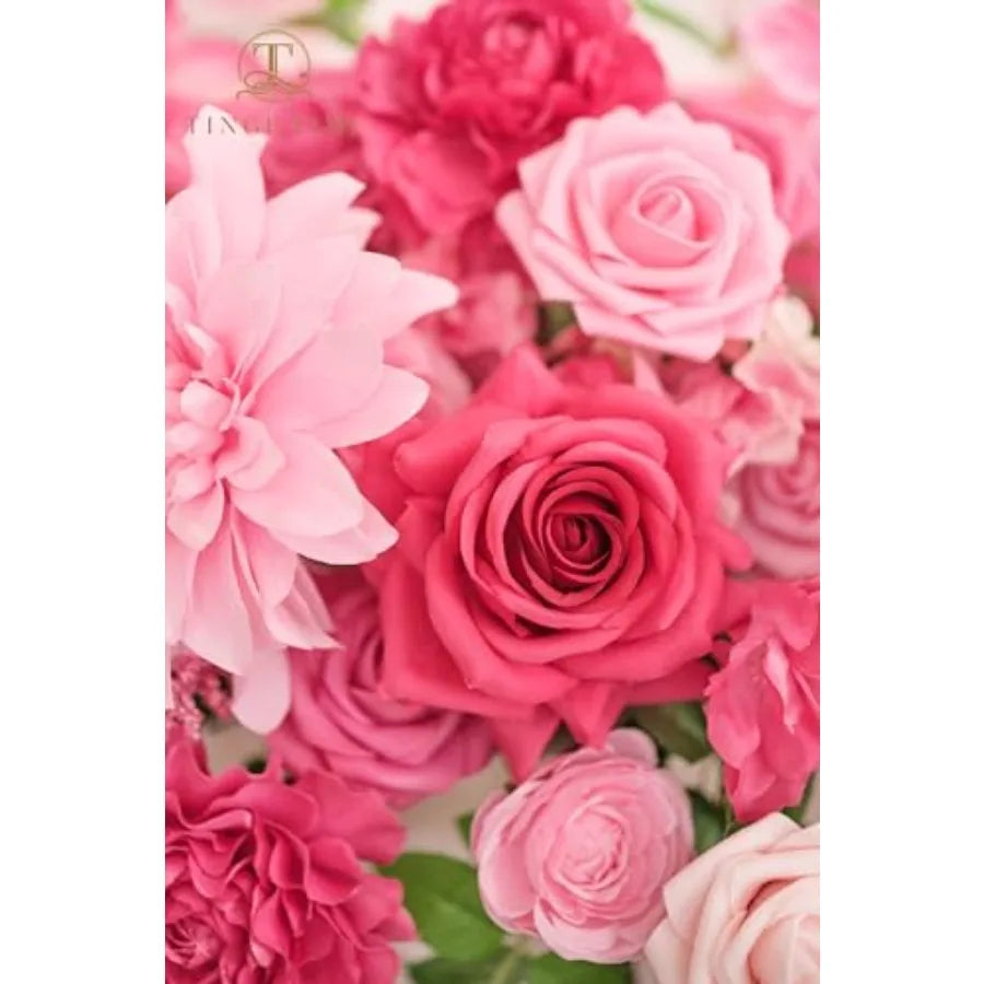 Artificial Sweetheart Flower Swag Table Linen Set For Weddings