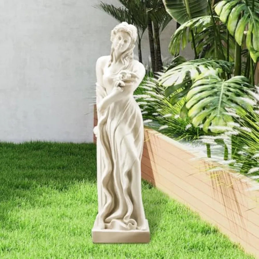 SHXI Outdoor Nymph Goddess Spring Garden Statue