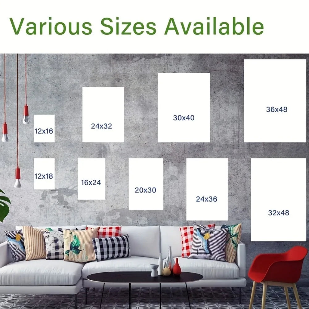 Elegant 1.5 Inch Art Deco Mural Wall Decoration for Peaceful Home Decor