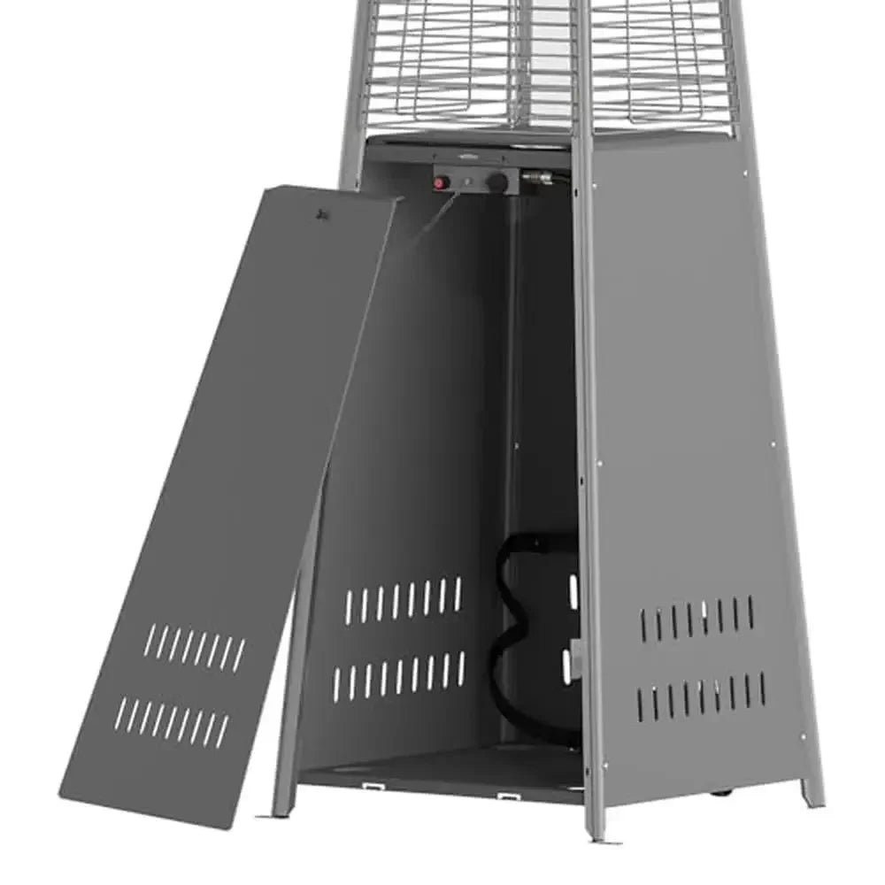 XMSJ Portable Gas Patio Heater 42000 BTU Stainless Steel