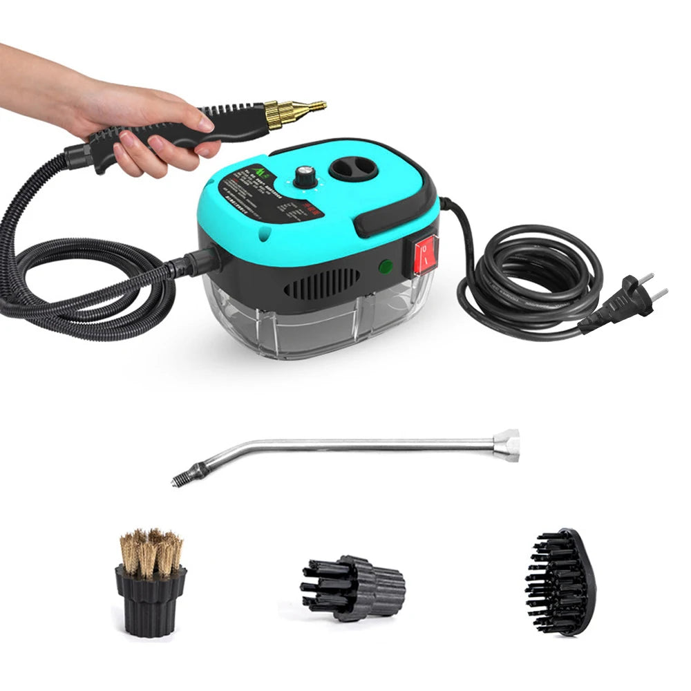 Romellar 1500W Portable Handheld Steam Cleaner With Brush Heads