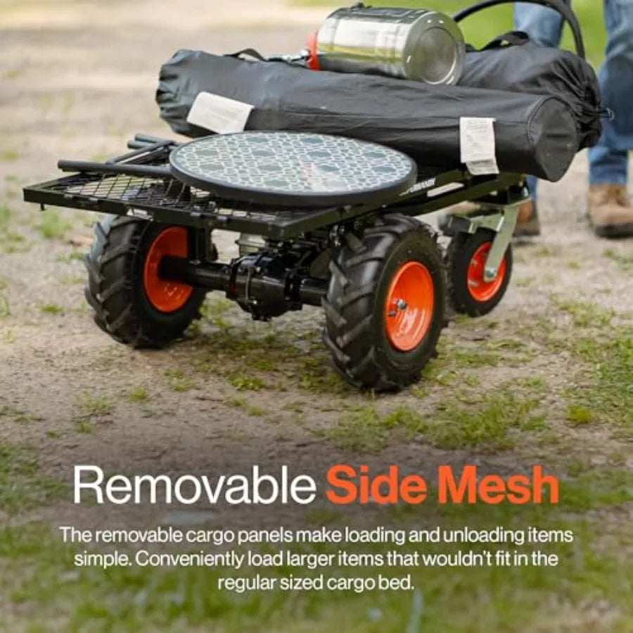 LISM 48V Electric Utility Service Cart Wheelbarrow
