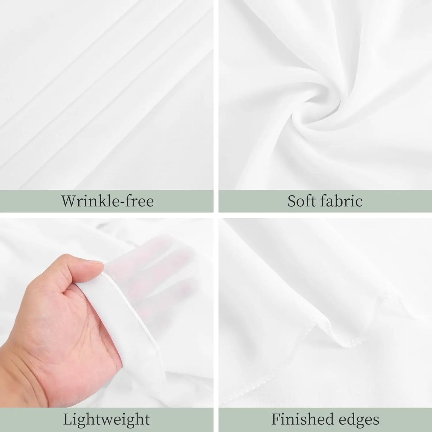Hign-Concerned White Ceiling Drapes For Weddings 12 Panels