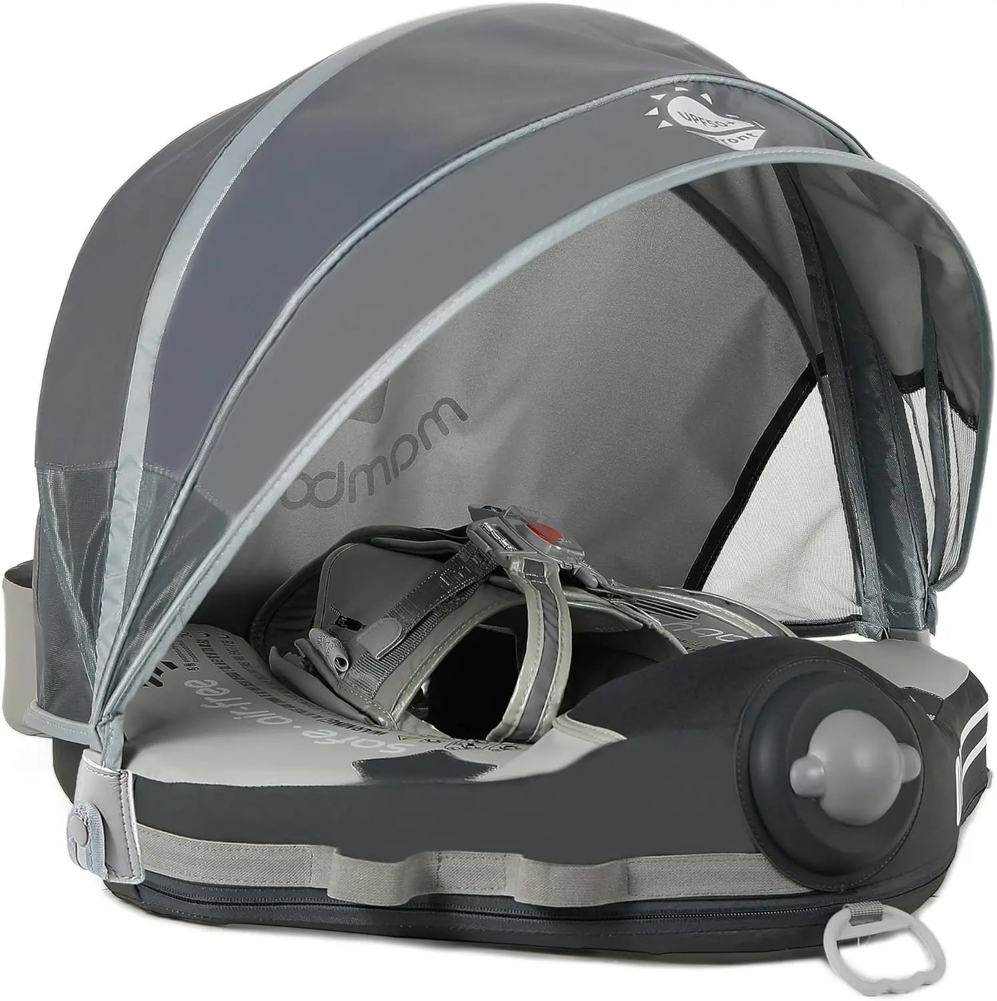 HECCEI Mambobaby Airplane Baby Float With Sun Canopy