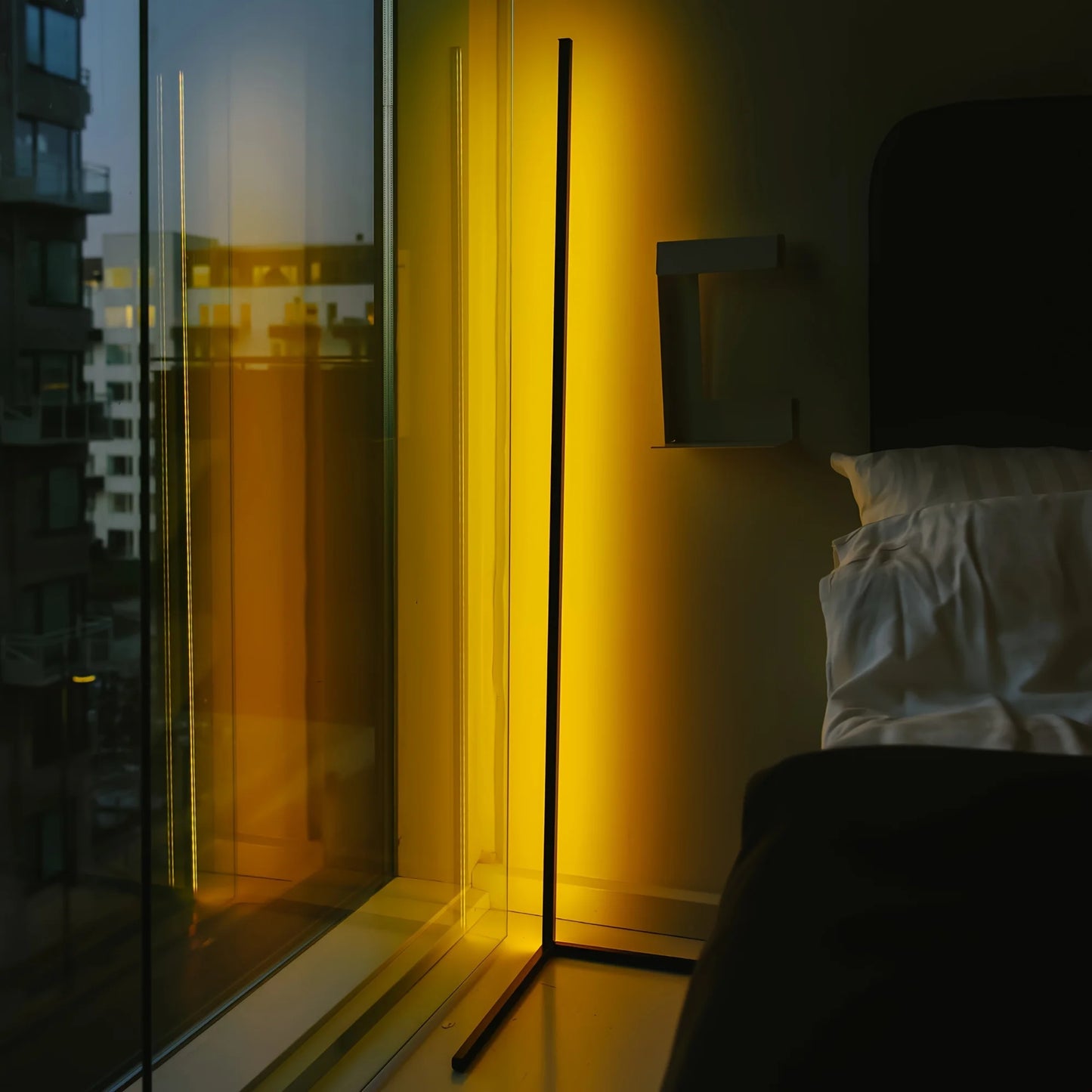 Rgb Corner Floor Lamp Led For Living Room Showroom
