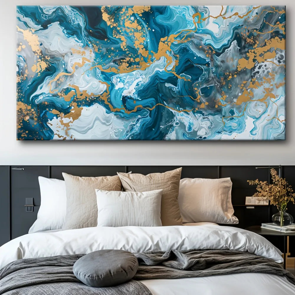 Abstract Canvas Art Print For Modern Living Room Decor