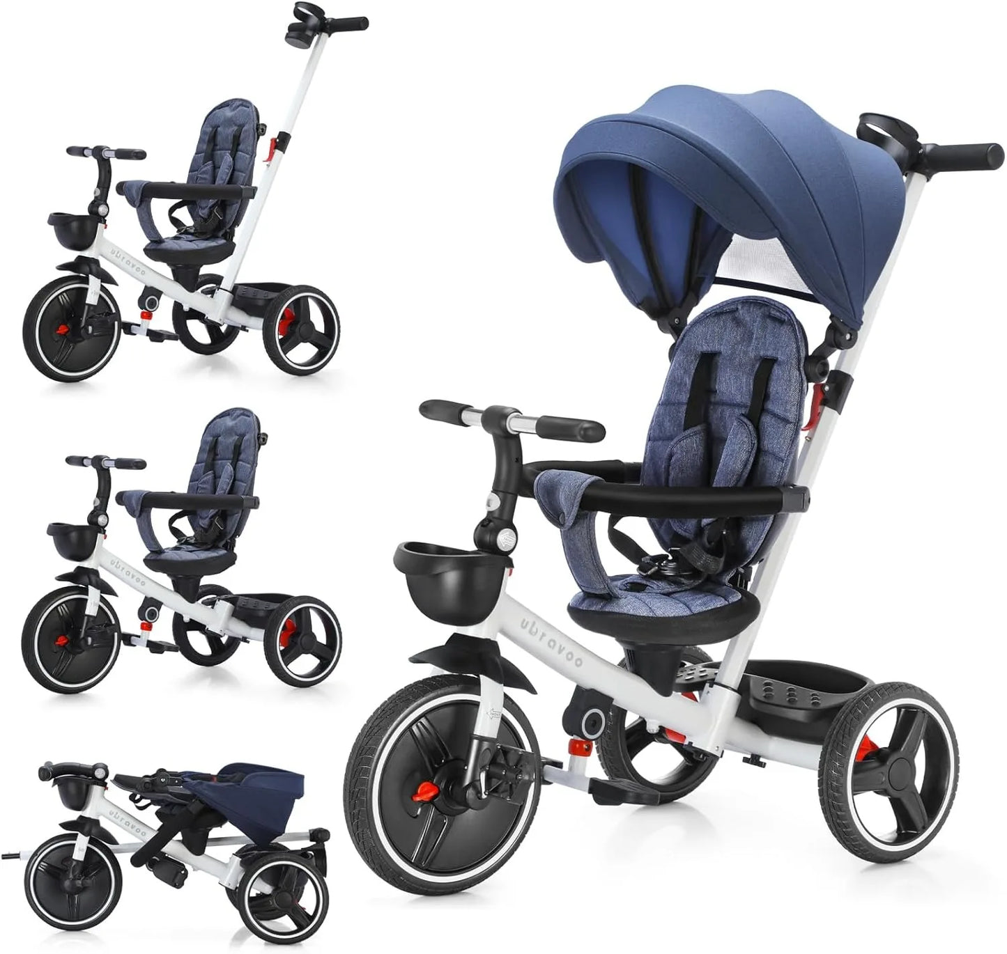 Devine In Out Ubravoo Baby Five In One Tricycle Stroller