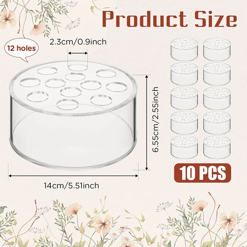 Function Acrylic Vase Decorative Centerpiece for Weddings