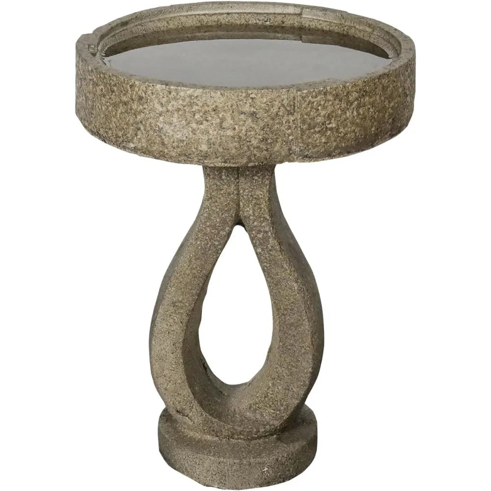 Concrete Modern Bird Bath Outdoor Garden Decor For Patios