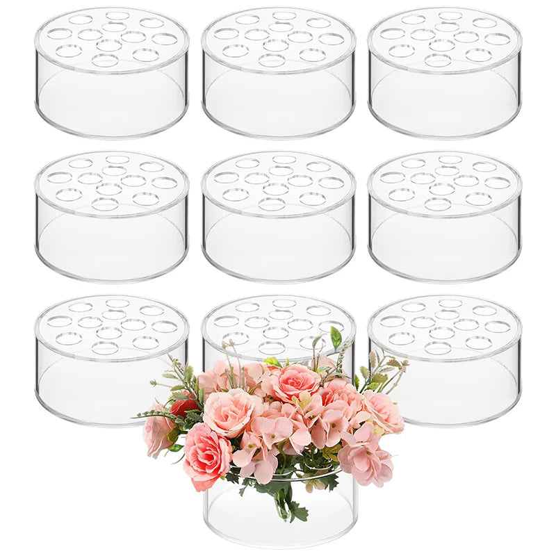 Function Acrylic Vase Decorative Centerpiece for Weddings