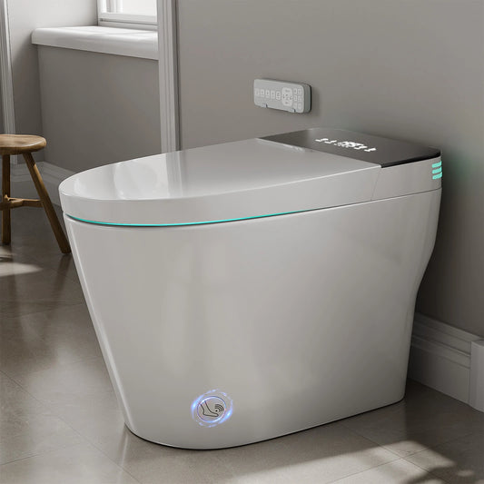 Smart Toilet With Built In Bidet And Heated Autoflush