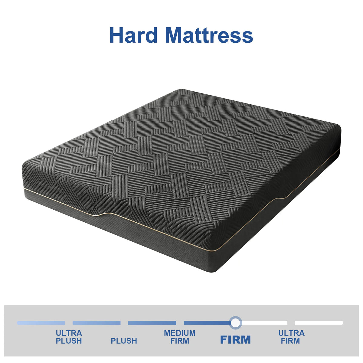 Hcore Extra Firm Memory Foam Mattress Back Pain Relief