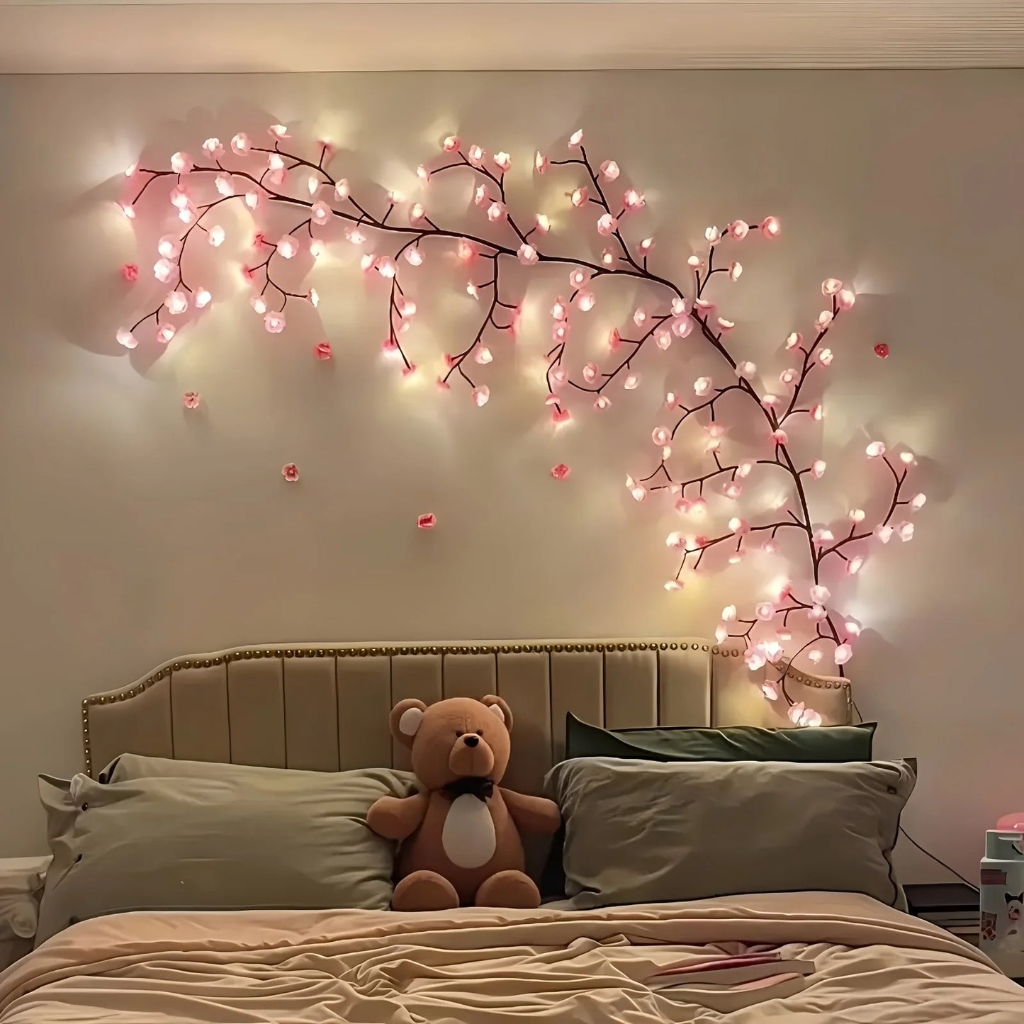 96LED Cherry Blossom Tree Light for Bedroom Decor Parties