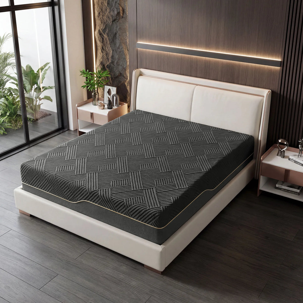 Hcore Extra Firm Memory Foam Mattress Back Pain Relief