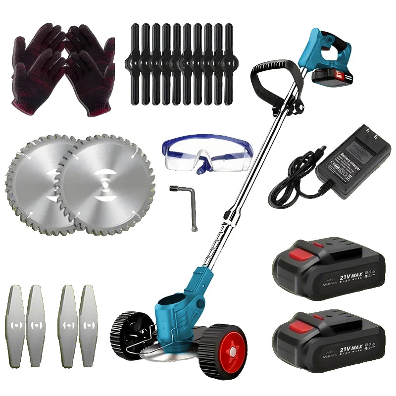 2025 Portable Cordless Electric Lawn Mower With High-Capacity Batteries