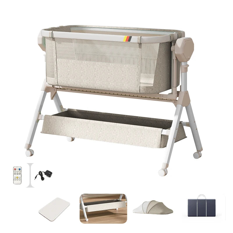 Devine In Out Rocking Baby Bassinet Co Sleeper Unisex Crib