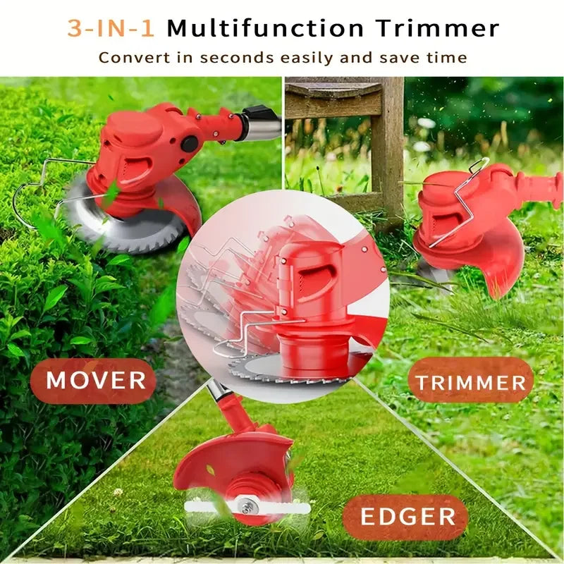 2025 Portable Cordless Electric Lawn Mower With High-Capacity Batteries