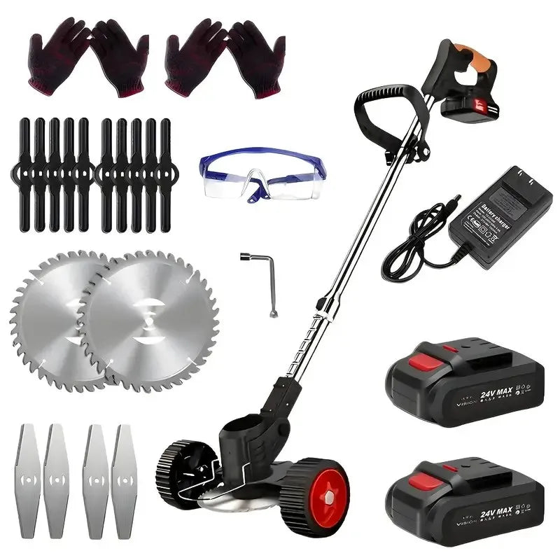 2025 Portable Cordless Electric Lawn Mower With High-Capacity Batteries