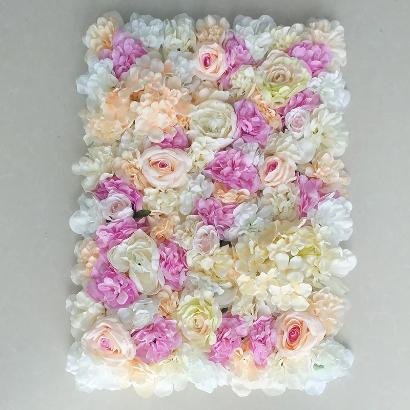 Artificial Hydrangea Rose Peony Panels Wedding Backdrops