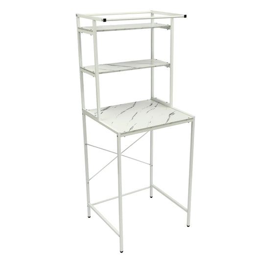 Triple Tier Washer Dryer Storage Shelf For Laundry Room