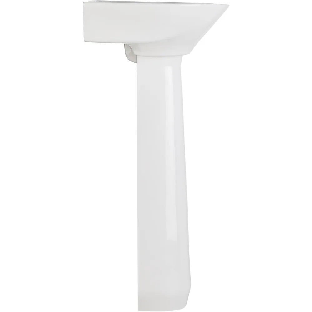 Lanken Vitreous China Pedestal Bathroom Sink With Single Faucet Hole
