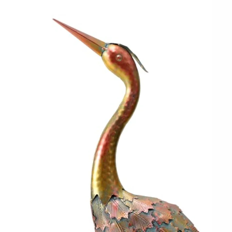 Crane Garden Statue Outdoor Yard Art Heron Lawn Ornament