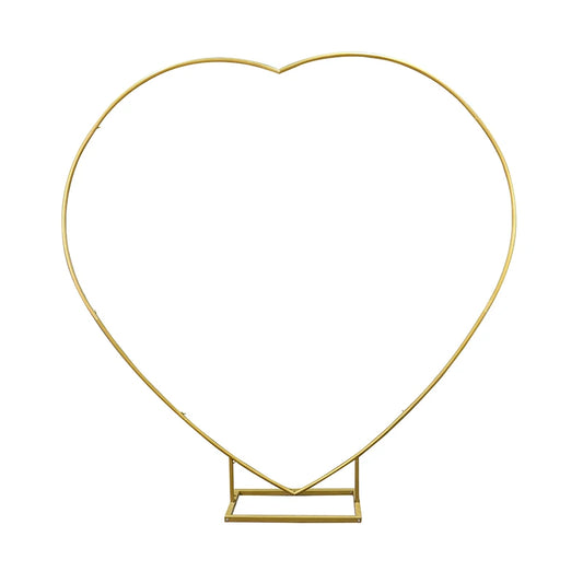 Heart Shape Wedding Arch Backdrop Frame for Ceremony