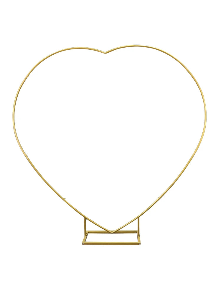 Heart Shape Wedding Arch Backdrop Frame for Ceremony